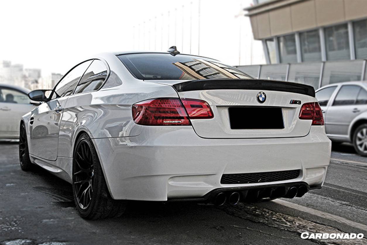2008-2012 BMW M3 E92 AKM Style Carbon Turnk Spoiler - Carbonado Aero