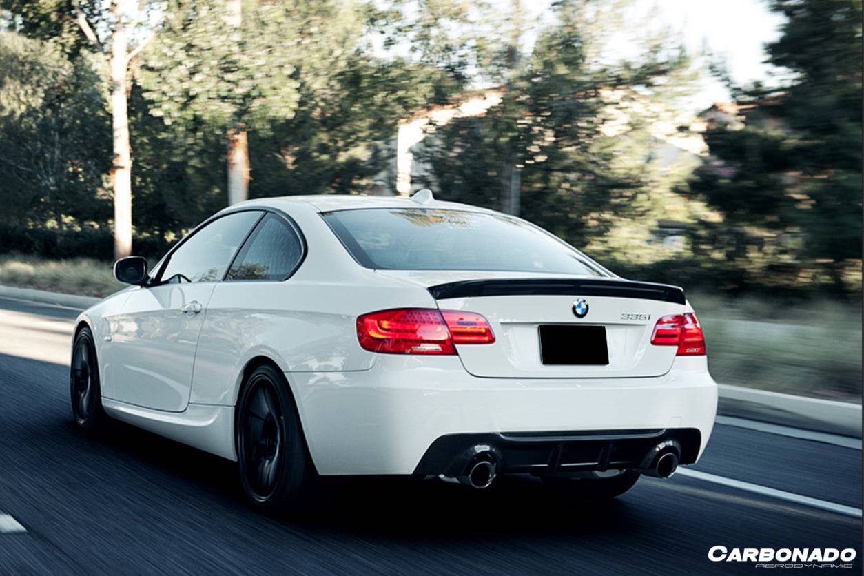 2008-2012 BMW M3 E92 AKM Style Carbon Turnk Spoiler - Carbonado Aero