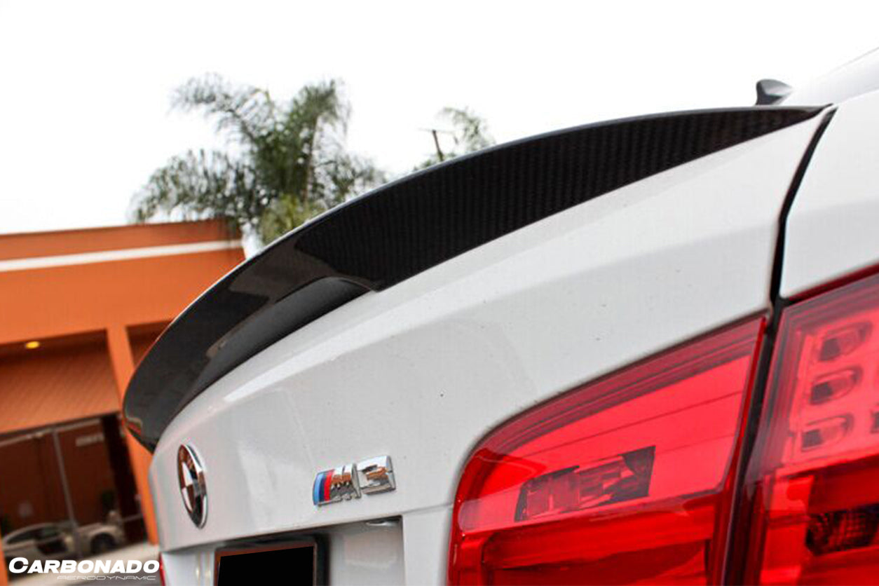 2008-2012 BMW M3 E92 MP Style Carbon Fiber Trunk Spoiler - Carbonado Aero