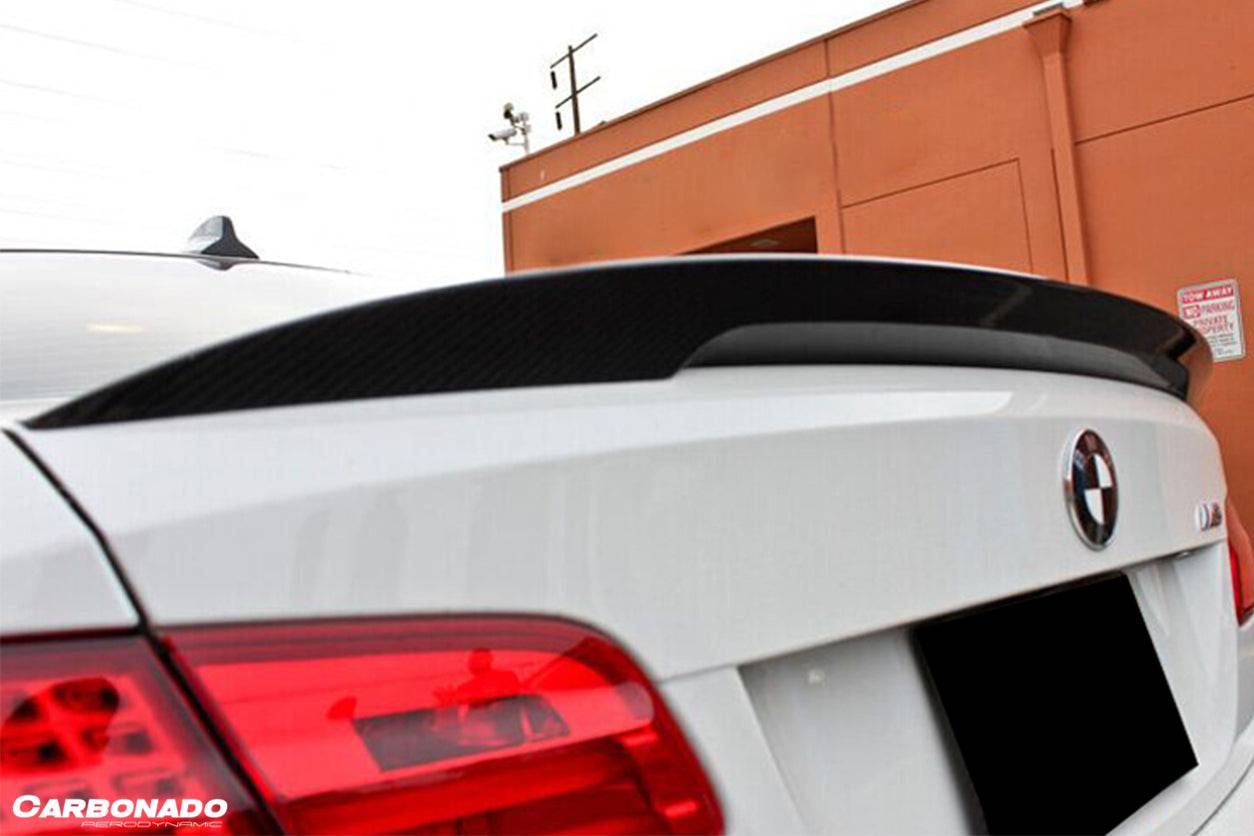 2008-2012 BMW M3 E92 MP Style Carbon Fiber Trunk Spoiler - Carbonado Aero