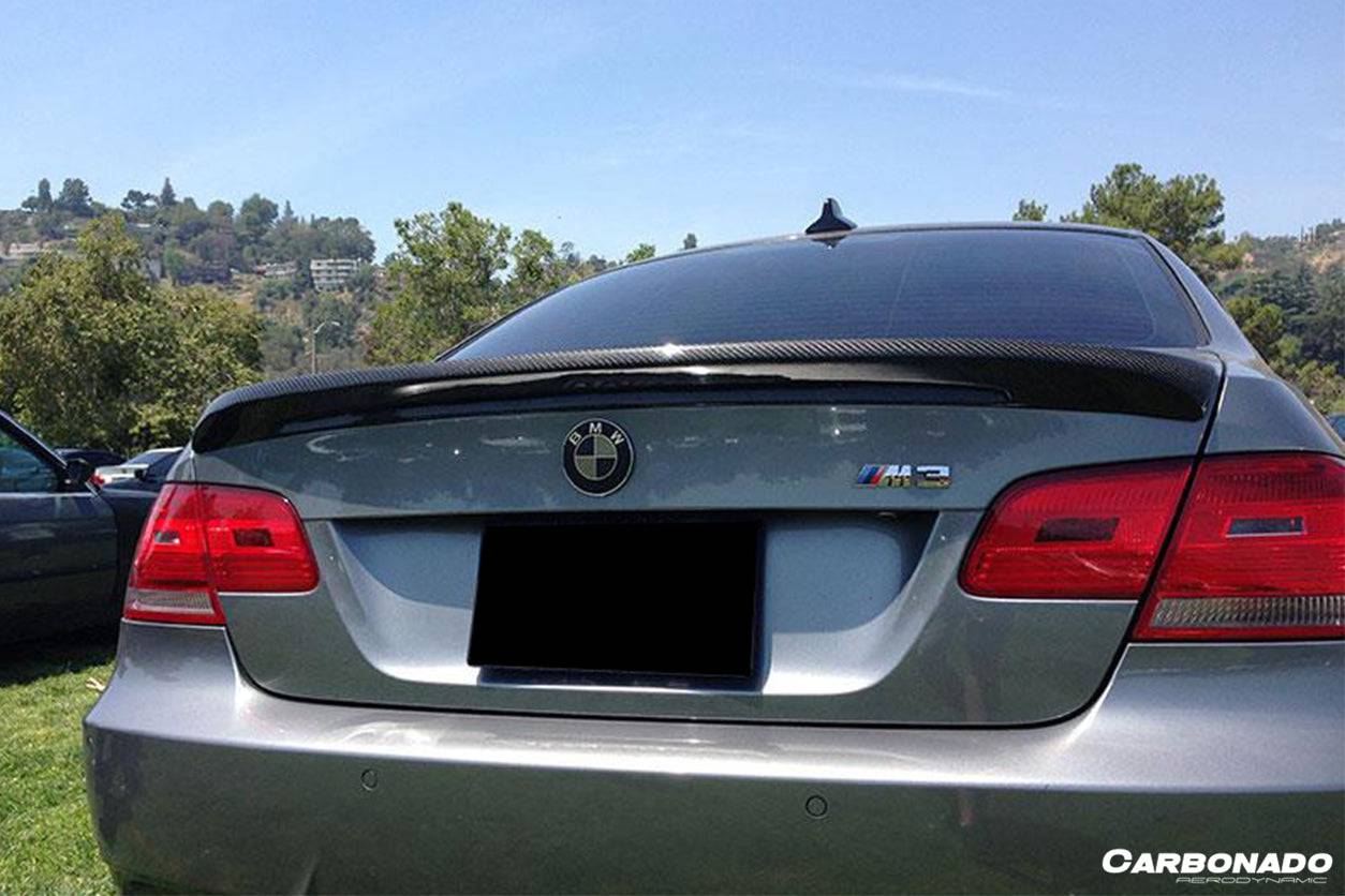 2008-2012 BMW M3 E92 AKM Style Carbon Turnk Spoiler - Carbonado Aero