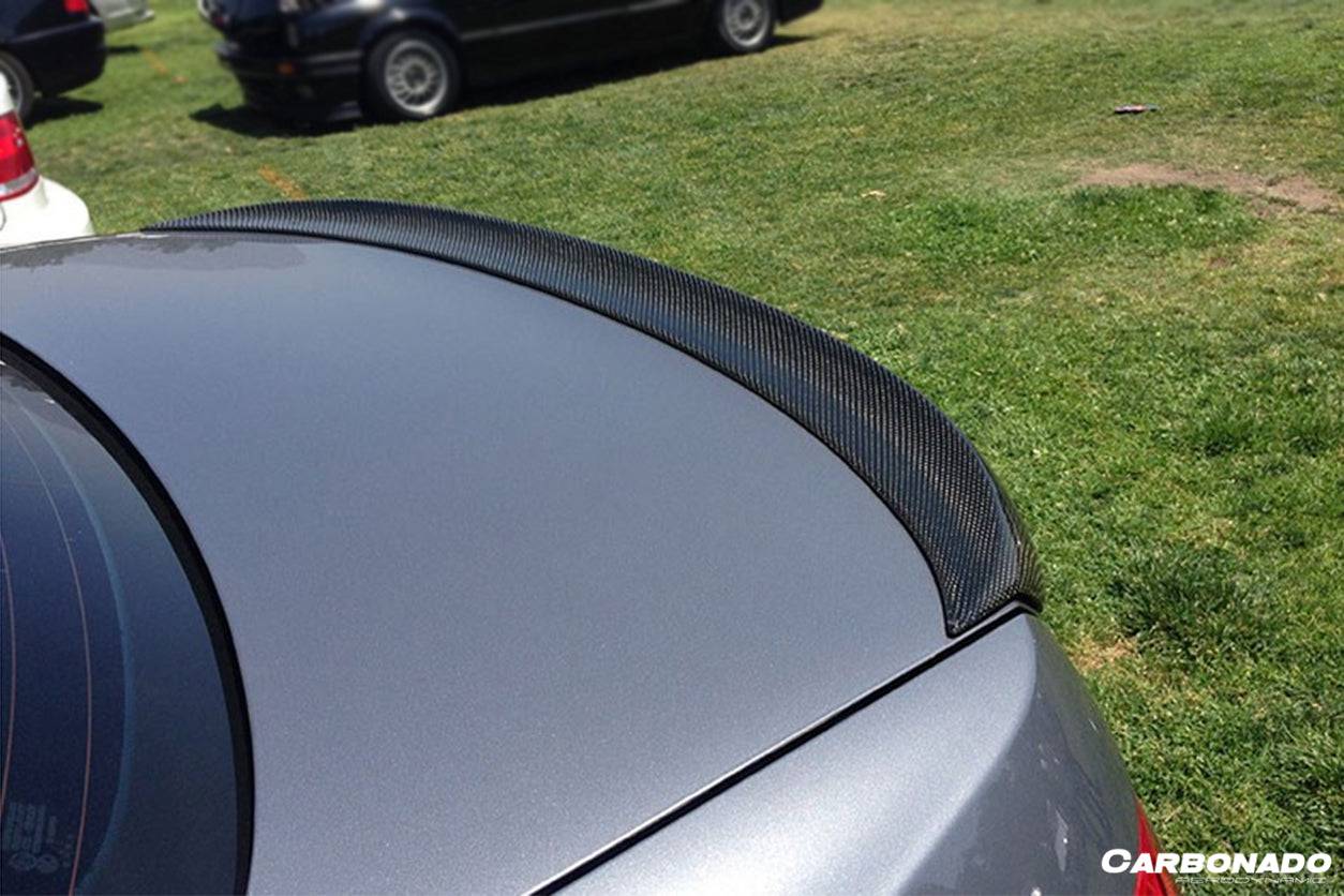 2008-2012 BMW M3 E92 AKM Style Carbon Turnk Spoiler - Carbonado Aero