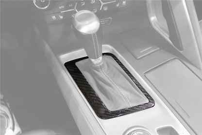 DarwinPRO 2013-2019 Corvette C7 Z06 Grandsport Dry Carbon Fiber Interior Automatic Manual Control Gear Shift Panel Cover Trim