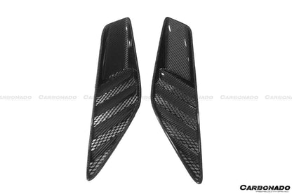 2013-2019 Corvette C7 Z51 OE Style Carbon Fiber Rear Quarter Panel Vent - Carbonado Aero
