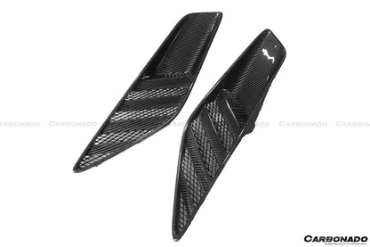 2013-2019 Corvette C7 Z51 OE Style Carbon Fiber Rear Quarter Panel Vent - Carbonado Aero