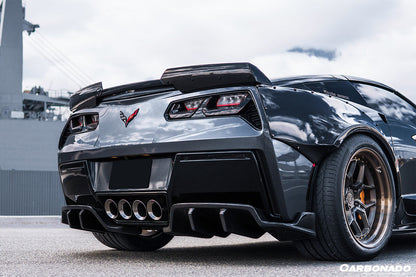 2013-2019 Corvette C7 Z51 Z06 Grandsport Carbon Fiber Trunk Spoiler
