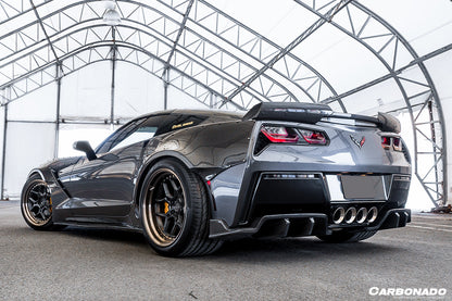 2013-2019 Corvette C7 Z51 Z06 Grandsport Carbon Fiber Trunk Spoiler