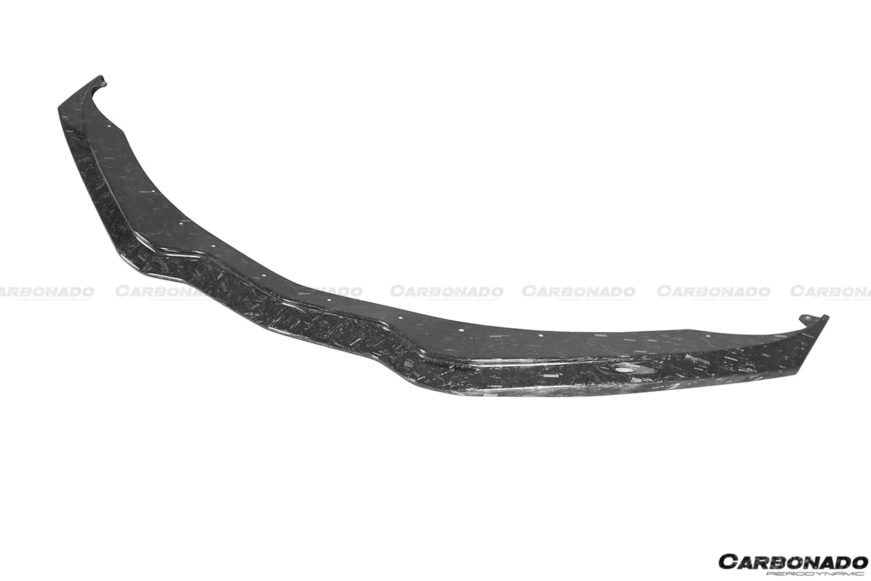 2013-2019 Corvette C7 Z06 Grandsport Carbon Fiber Front Lip w/ Caps - Carbonado Aero