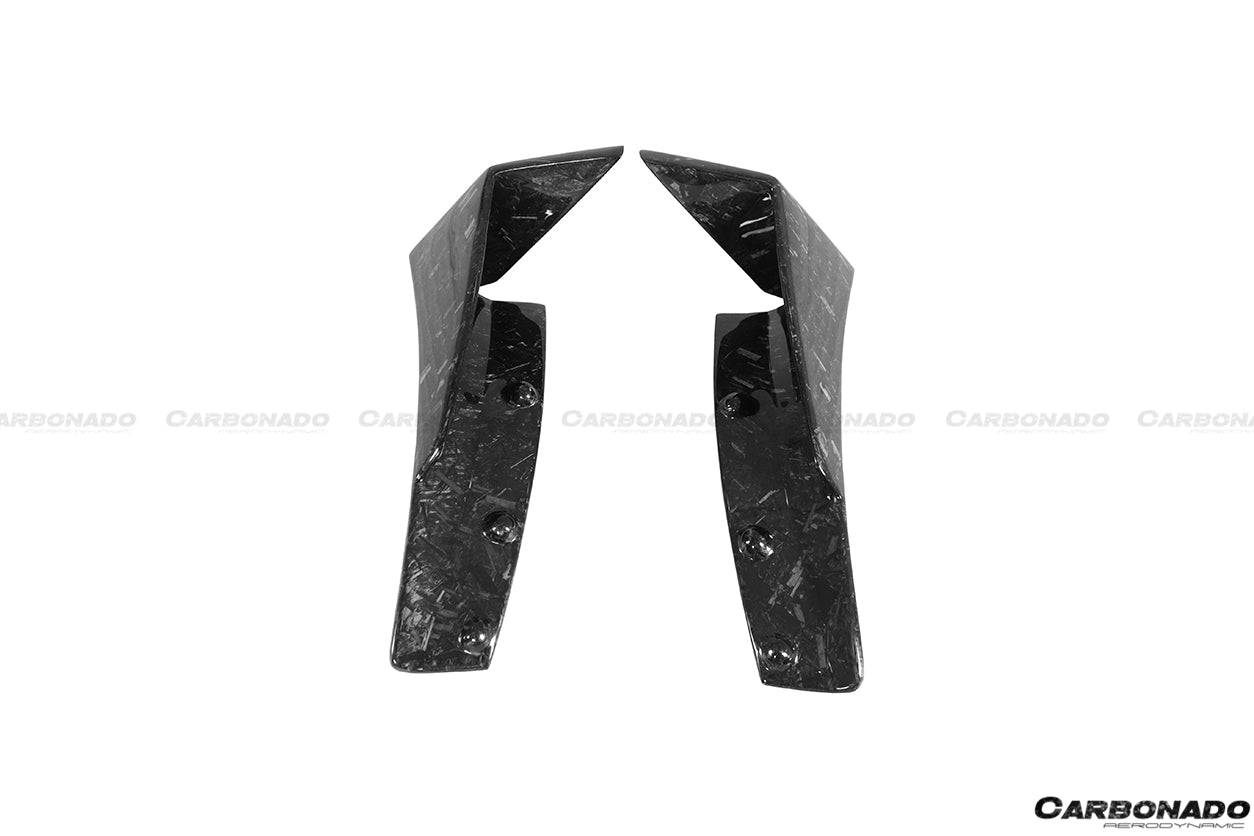 2013-2019 Corvette C7 Z06 Grandsport Carbon Fiber Front Lip w/ Caps - Carbonado Aero