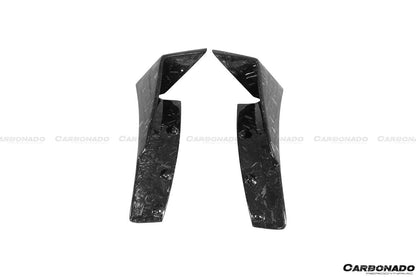 2013-2019 Corvette C7 Z06 Grandsport Carbon Fiber Front Lip w/ Caps - Carbonado Aero