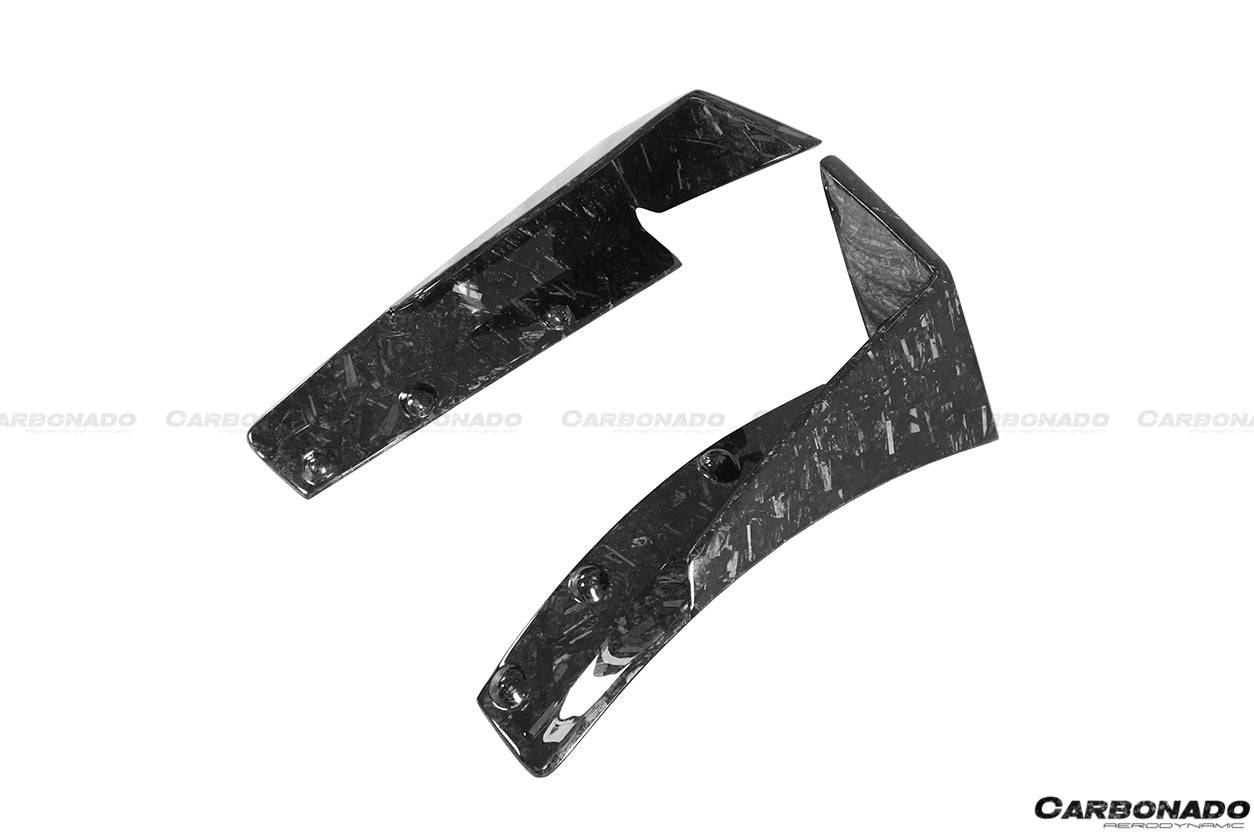 2013-2019 Corvette C7 Z06 Grandsport Carbon Fiber Front Lip w/ Caps - Carbonado Aero