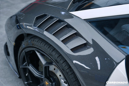 2015-2021 Lamborghini Huracan LP610/LP580/EVO VRS Style Front Fender - Carbonado