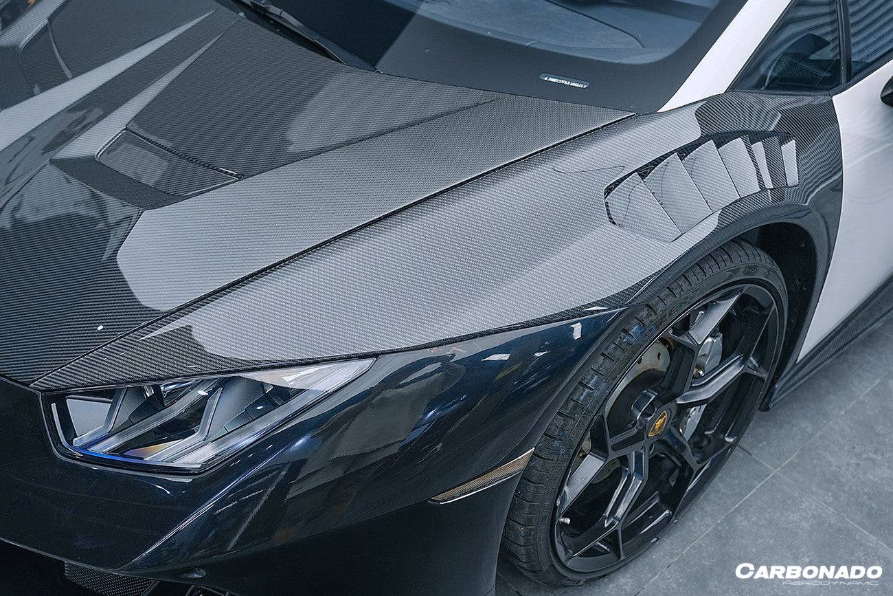 2015-2023 Lamborghini Huracan LP610/LP580/EVO VRS Style Front Fender - Carbonado