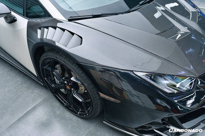 2015-2023 Lamborghini Huracan LP610/LP580/EVO VRS Style Front Fender - Carbonado