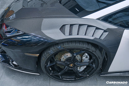 2015-2021 Lamborghini Huracan LP610/LP580/EVO VRS Style Front Fender - Carbonado