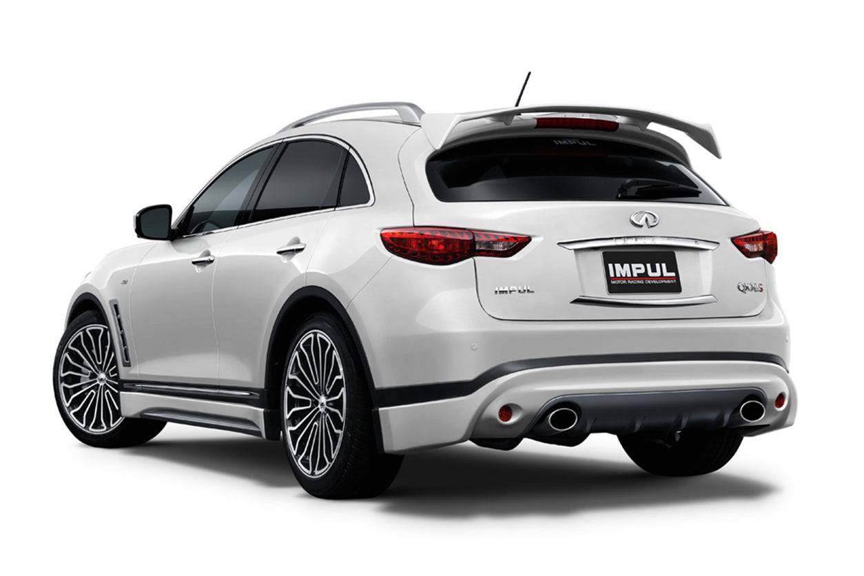 2011-2017 Infiniti FX35 FX37 QX70 IPL Style Carbon Fiber Roof Spoiler - Carbonado