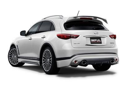 2011-2017 Infiniti FX35 FX37 QX70 IPL Style Carbon Fiber Roof Spoiler - Carbonado