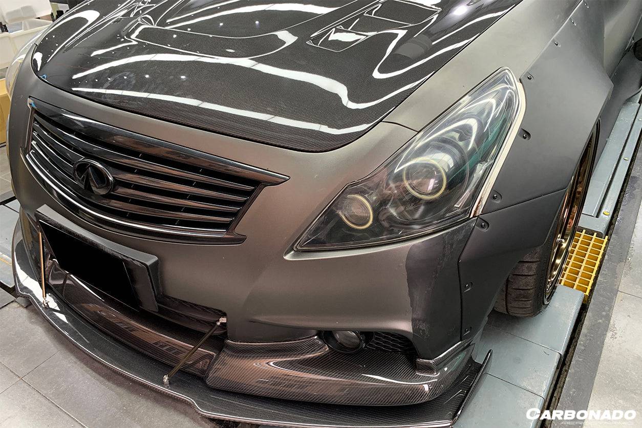 2010-2013 Infiniti G25/G37 Sedan BKSS Style Hood - Carbonado