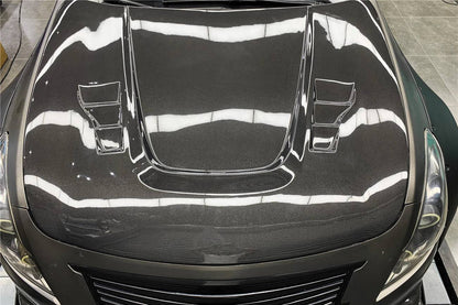2010-2013 Infiniti G25/G37 Sedan BKSS Style Hood - Carbonado