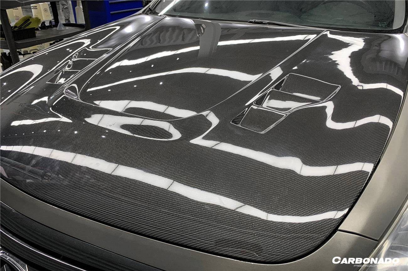 2010-2013 Infiniti G25/G37 Sedan BKSS Style Hood - Carbonado Aero