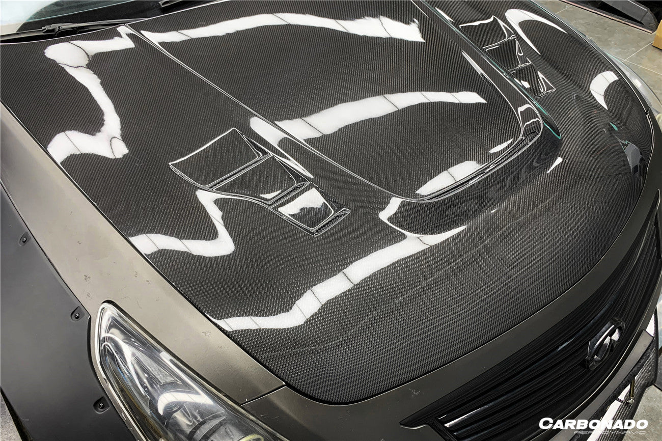 2010-2013 Infiniti G25/G37 Sedan BKSS Style Hood - Carbonado Aero