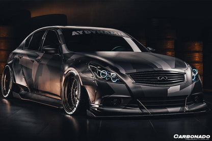 2010-2013 Infiniti G25/G37 Sedan BKSS Style Side Skirts - Carbonado