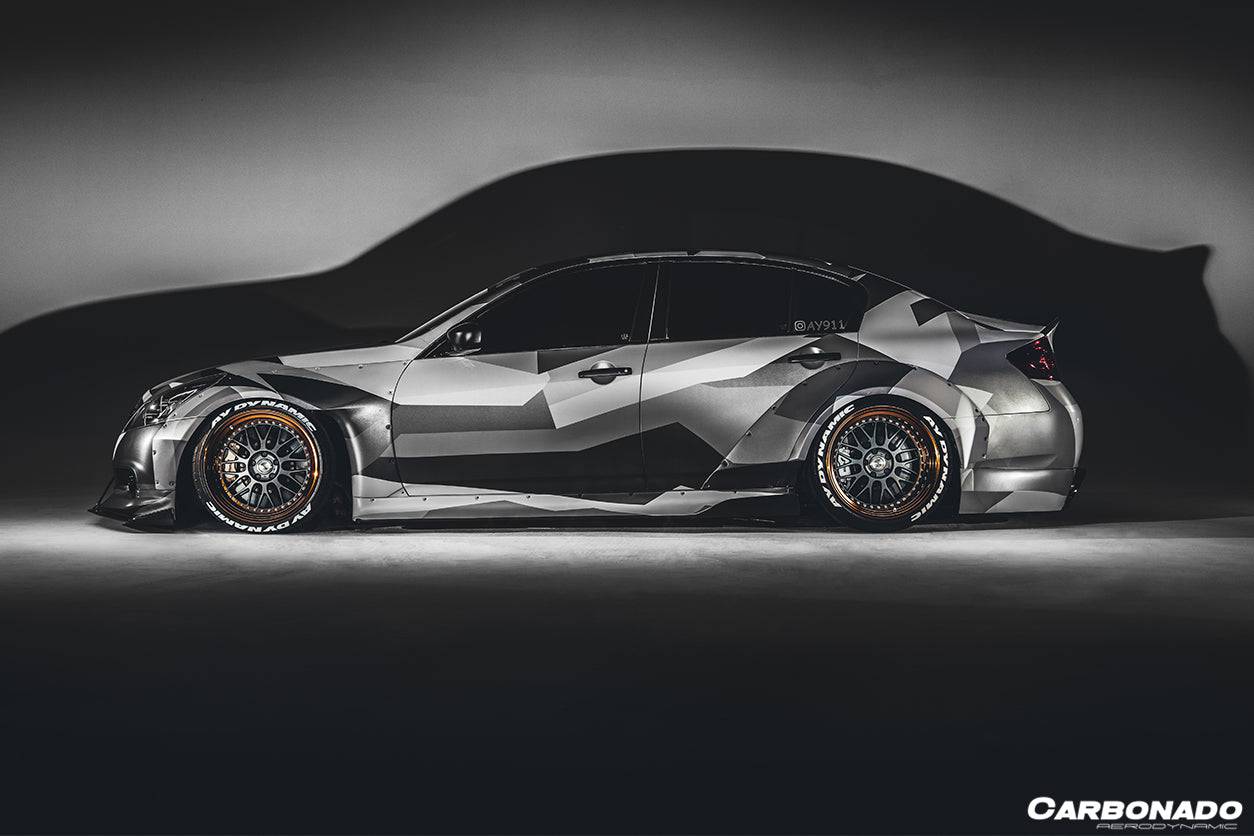 2010-2013 Infiniti G25/G37 Sedan BKSS Style Side Skirts - Carbonado Aero