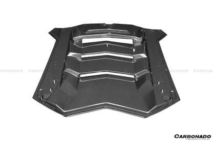 2011-2016 Lamborghini Aventador LP700 Coupe BKSS Style Carbon Fiber Engine Trunk - Carbonado Aero