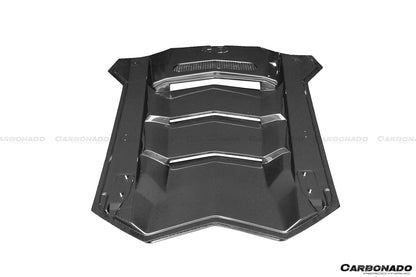 2011-2016 Lamborghini Aventador LP700 Coupe BKSS Style Carbon Fiber Engine Trunk - Carbonado Aero