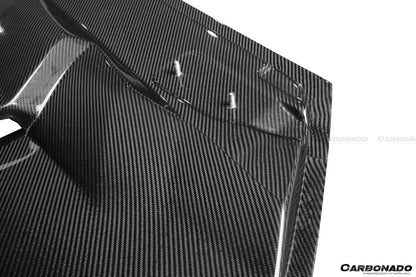 2011-2016 Lamborghini Aventador LP700 Coupe BKSS Style Carbon Fiber Engine Trunk - Carbonado Aero