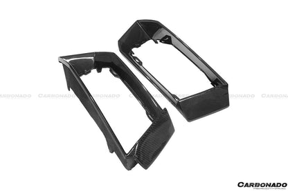 2011-2016 Lamborghini Aventador LP700 Coupe/Roadster Oem Style Carbon Fiber Front Bumper Grill - Carbonado Aero