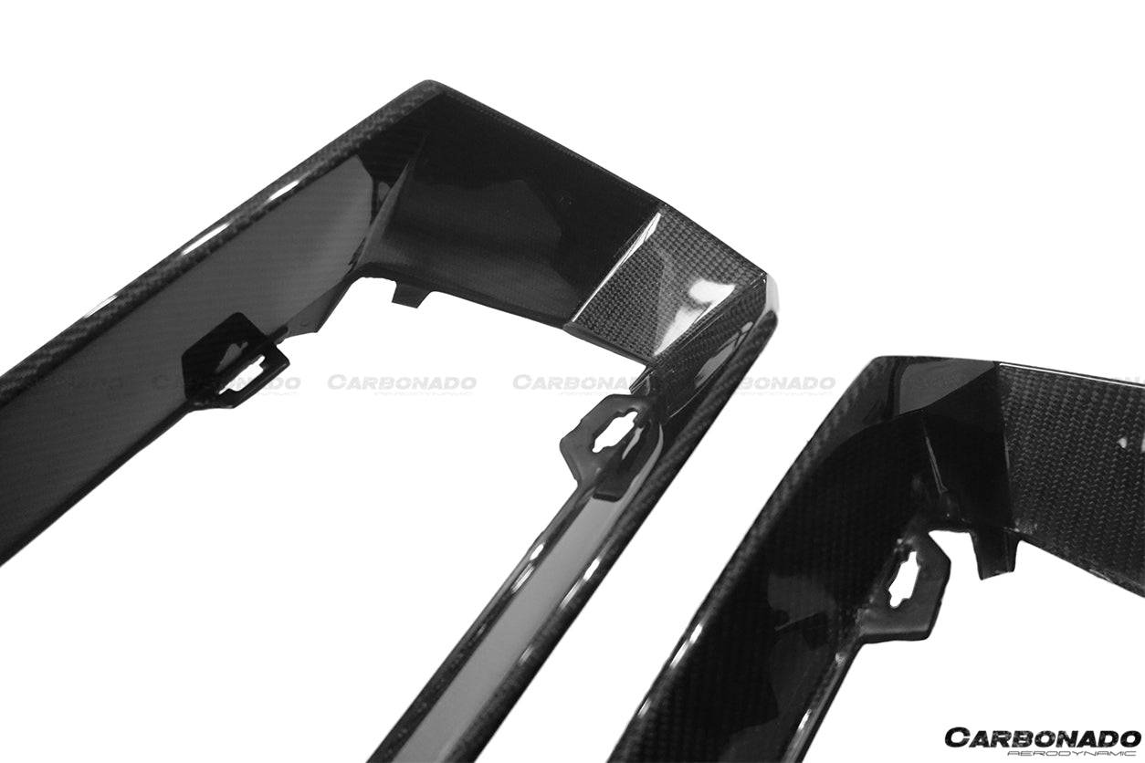 2011-2016 Lamborghini Aventador LP700 Coupe/Roadster Oem Style Carbon Fiber Front Bumper Grill - Carbonado Aero