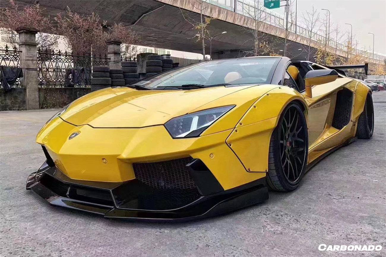 2011-2016 Lamborghini Aventador LP700 Coupe/Roadster DE Style Front Wide Fender Flares - Carbonado Aero
