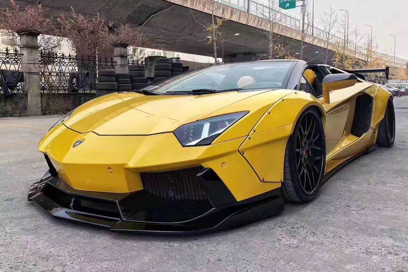 2011-2016 Lamborghini Aventador LP700 LP750 Coupe & Roadster DE Style Wide Body Kit - Carbonado