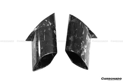 2011-2021 Lamborghini Aventador LP700 Coupe/Roadster OEM Style Dry Carbon Fiber Mirror Cover Replacement - Carbonado Aero
