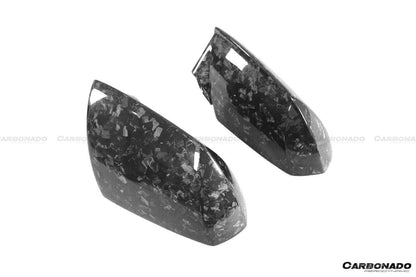 2011-2021 Lamborghini Aventador LP700 Coupe/Roadster OEM Style Dry Carbon Fiber Mirror Cover Replacement - Carbonado Aero
