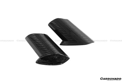 2011-2021 Lamborghini Aventador LP700 Coupe/Roadster OEM Style Dry Carbon Fiber Mirror Cover Replacement - Carbonado Aero