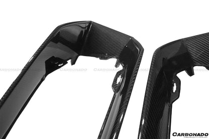 2011-2016 Lamborghini Aventador LP700 Coupe/Roadster Oem Style Carbon Fiber Rear Bumper Grill - Carbonado Aero