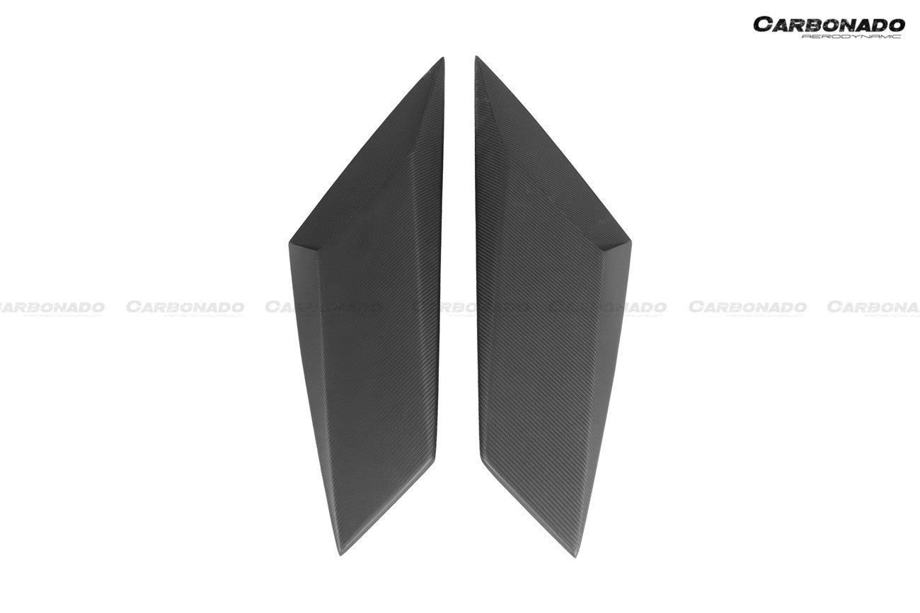 2011-2021 Lamborghini Aventador LP700 LP740 Coupe  Roadster BKSS Style Carbon Fiber Rear Side Scoops
