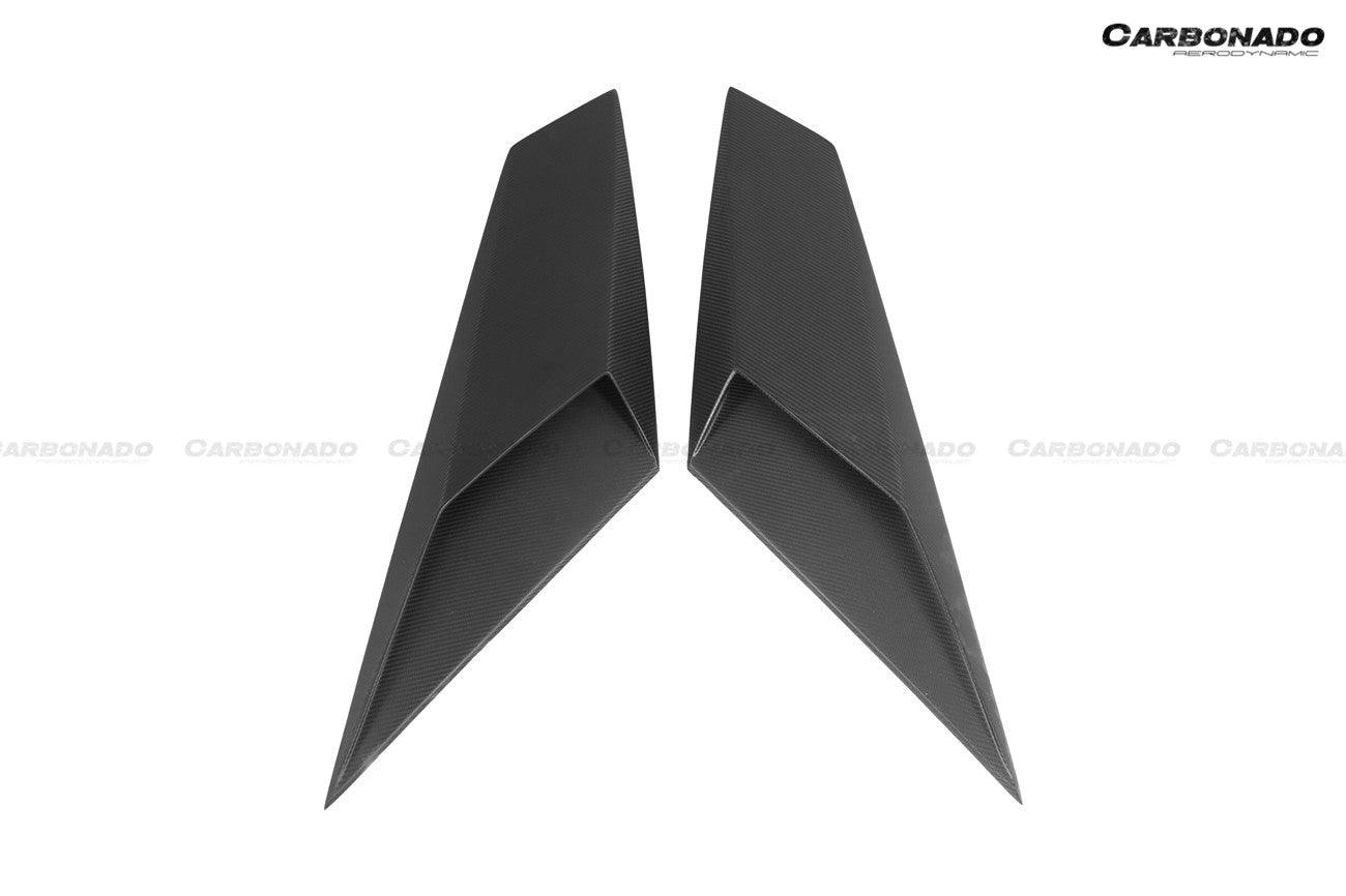 2011-2021 Lamborghini Aventador LP700 LP740 Coupe  Roadster BKSS Style Carbon Fiber Rear Side Scoops