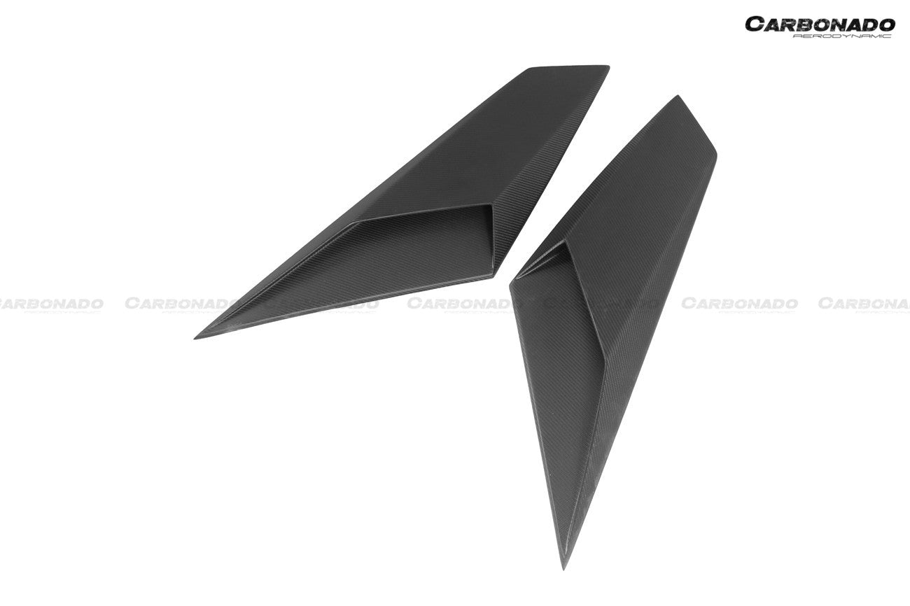 2011-2021 Lamborghini Aventador LP700 LP740 Coupe  Roadster BKSS Style Carbon Fiber Rear Side Scoops