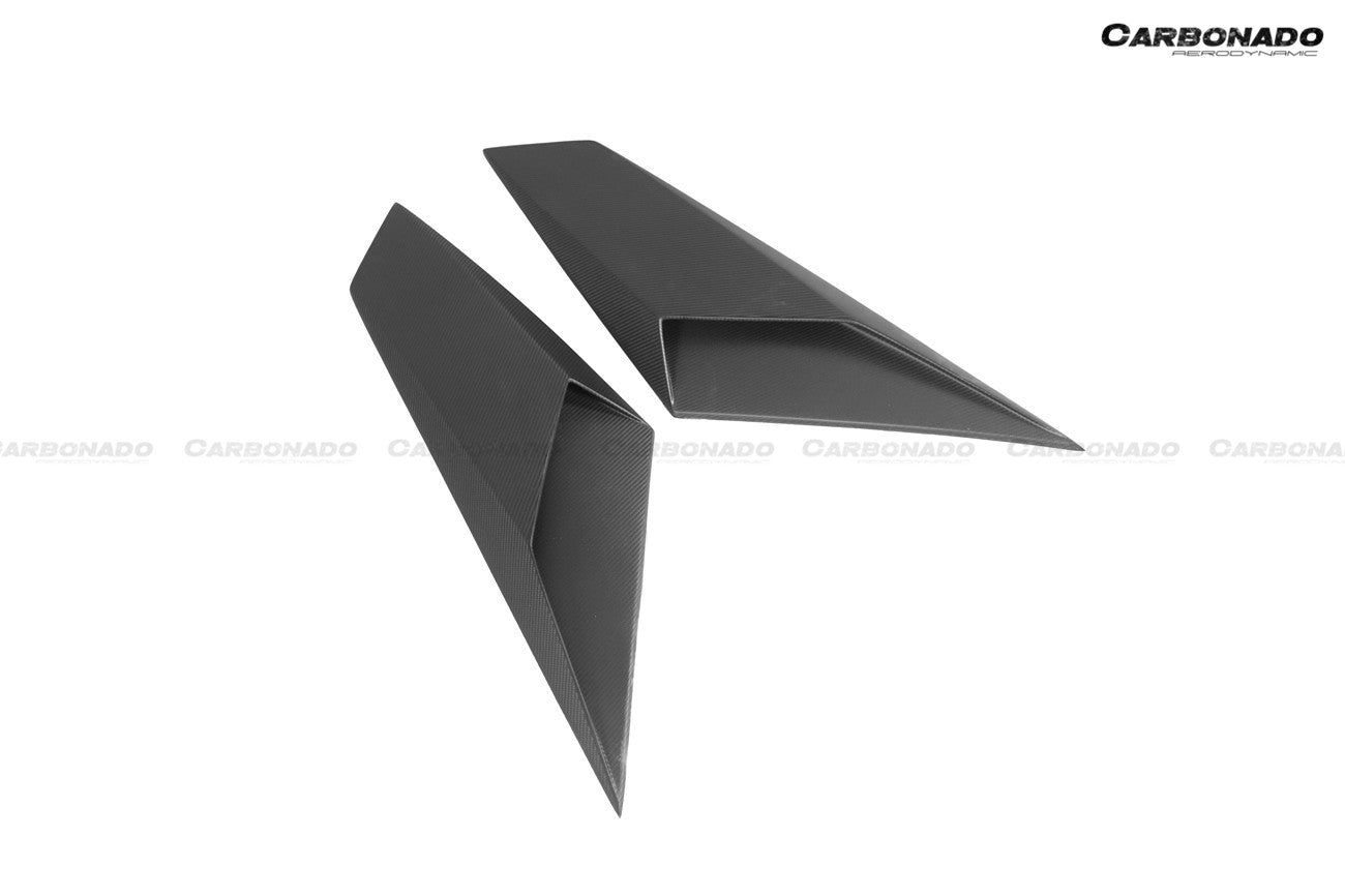 2011-2021 Lamborghini Aventador LP700 LP740 Coupe  Roadster BKSS Style Carbon Fiber Rear Side Scoops