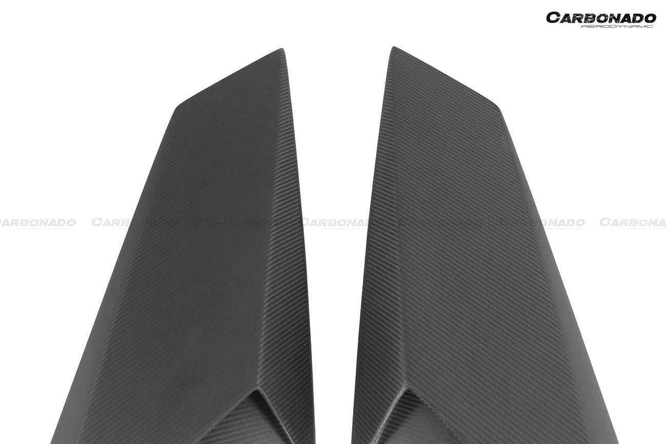 2011-2021 Lamborghini Aventador LP700 LP740 Coupe  Roadster BKSS Style Carbon Fiber Rear Side Scoops