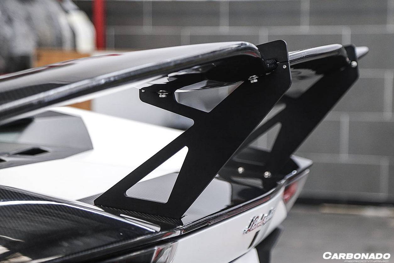 2011-2021 Lamborghini Aventador LP700 LP740 Coupe/Roadster RZS Style Carbon Fiber Trunk Spoiler - Carbonado Aero