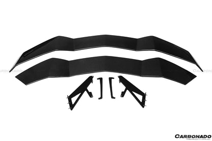 2011-2021 Lamborghini Aventador LP700 LP740 Coupe/Roadster RZS Style Carbon Fiber Trunk Spoiler - Carbonado Aero