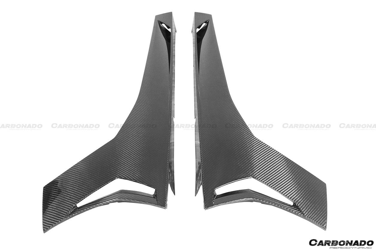 2011-2021 Lamborghini Aventador LP700 LP740 Coupe/Roadster OEM Style Carbon Fiber Side Skirts - Carbonado Aero