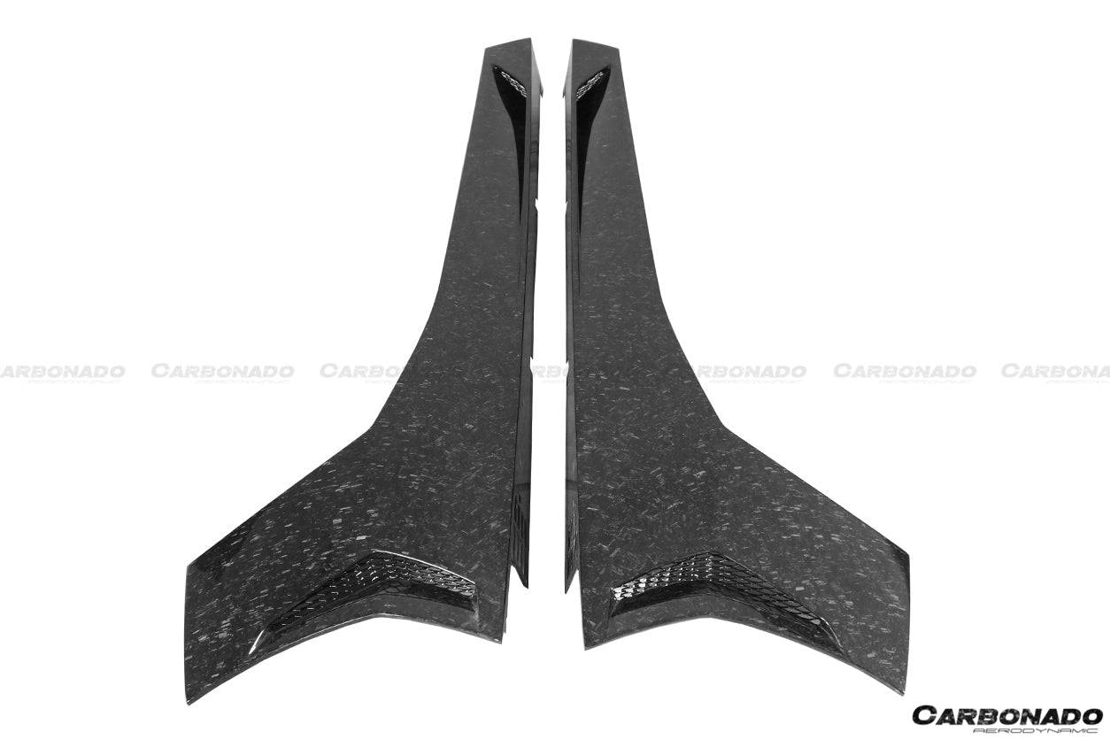 2011-2021 Lamborghini Aventador LP700 LP740 Coupe & Roadster OEM Style Carbon Fiber Side Skirts - Carbonado