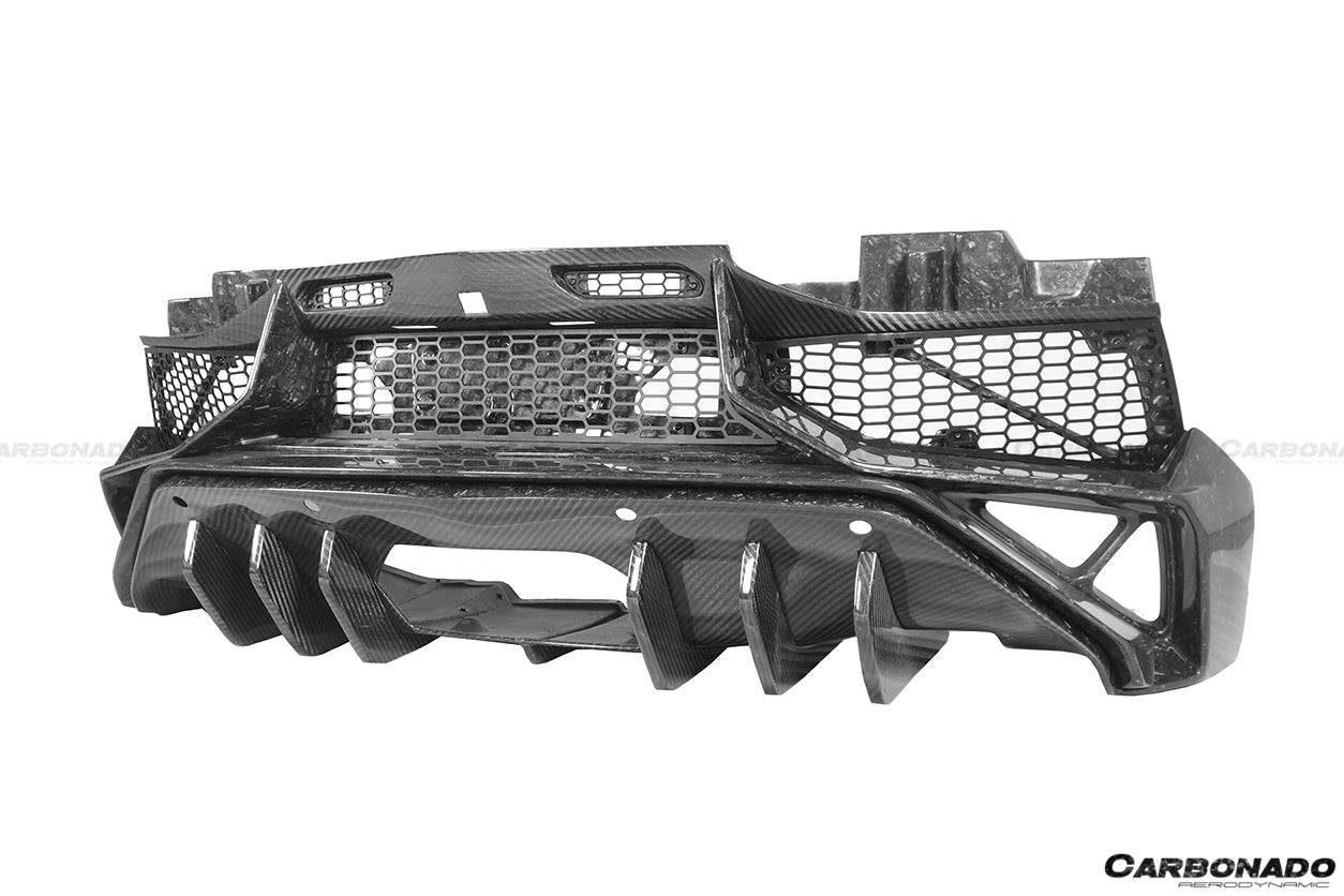 2011-2016 Lamborghini Aventador LP700 Coupe/Roadster SV Style Rear Bumper - Carbonado Aero