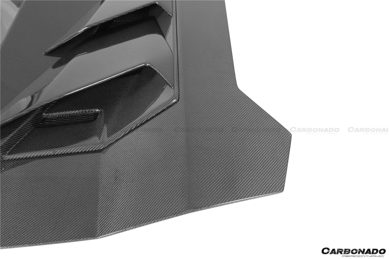 2011-2016 Lamborghini Aventador LP700 Coupe DM Style Carbon Fiber Engine Trunk - Carbonado Aero