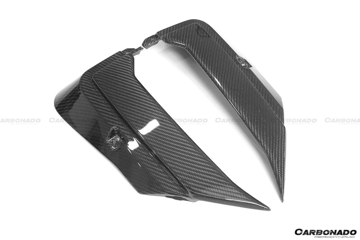2011-2021 Lamborghini Aventador LP700 LP740 Coupe OEM Style Carbon Fiber Front Hood Vent - Carbonado Aero